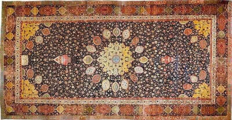 تاریخچه نقش ترنج در فرش ایرانی | فرش اکسیر
