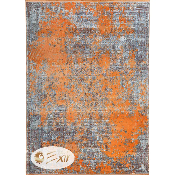 فرش نارنجی پتینه | فرش اکسیر