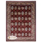فرش دستباف گونه ابریشم قم کد 207v