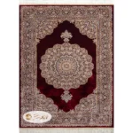 فرش دستباف گونه ابریشم قم کد 212n