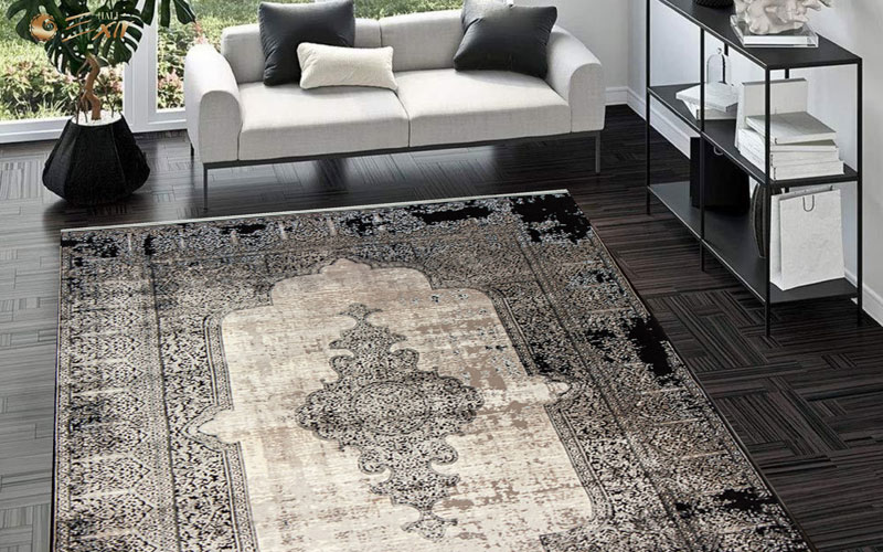 فرش مناسب فضای کوچک با طرح قاب قرآنی