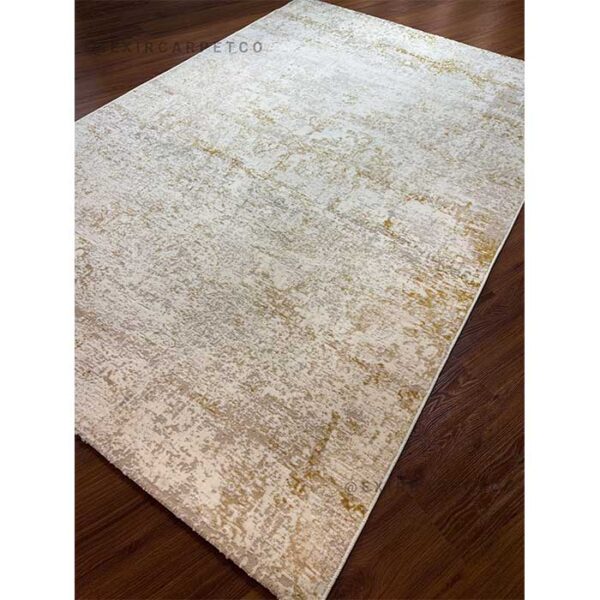 فرش کرم طلایی وینتیج | فرش اکسیر
