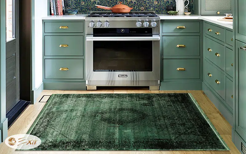 سایز مناسب فرش آشپزخانه برای فرش کردن کل فضای آشپزخانه
