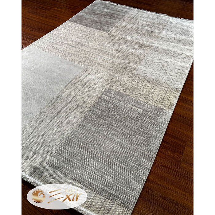 فرش مدرن کد S۴۰۹b زمینه طوسی