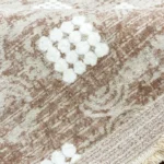 فرش مدرن کرم قهوه ای شطرنجی کد A۰۱ - تصویر 5