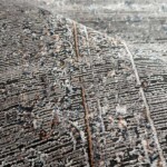 فرش وینتیج افشان کد S۴۱۵g زمینه طوسی - تصویر 4