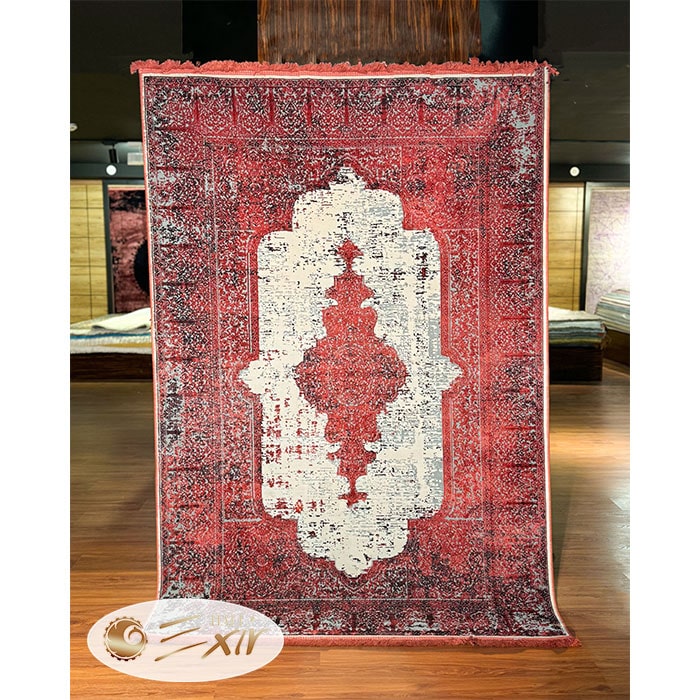 light-and-gray-modern-rug-d32r-min فرش قرمز طوسی روشن کد d32lr| فرش اکسیر