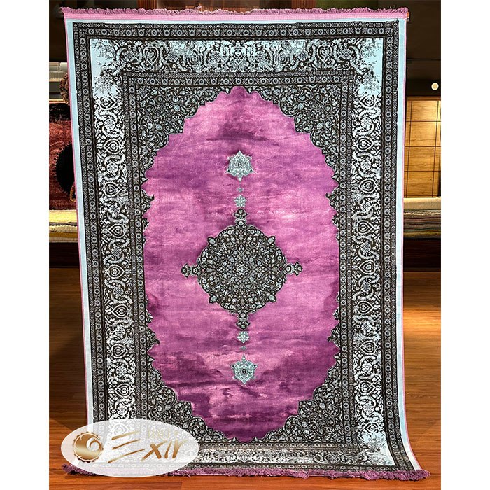 purple-neoclassic-modern-rug-min فرش بنفش مدرن| فرش اکسیر