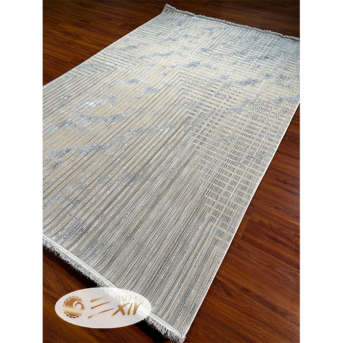 فرش طوسی کرم مدرن کد M48s