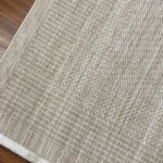 فرش ساده کرم و نسکافه ای کد LP02m - تصویر 2
