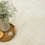 فرش مدرن کرم سفید کد ۵۳۲۲h - تصویر 3