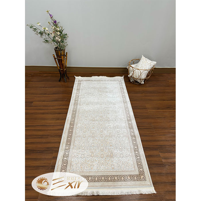 cream-modern-runner-rug-101c-min فرش کناره کرم افشان مدرن| فرش اکسیر