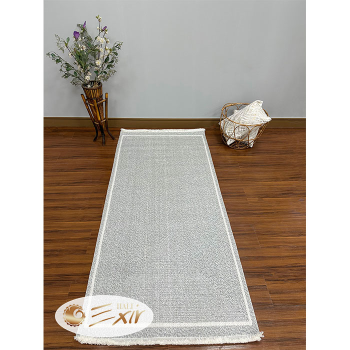 فرش کناره طوسی مدرن کد lp11g