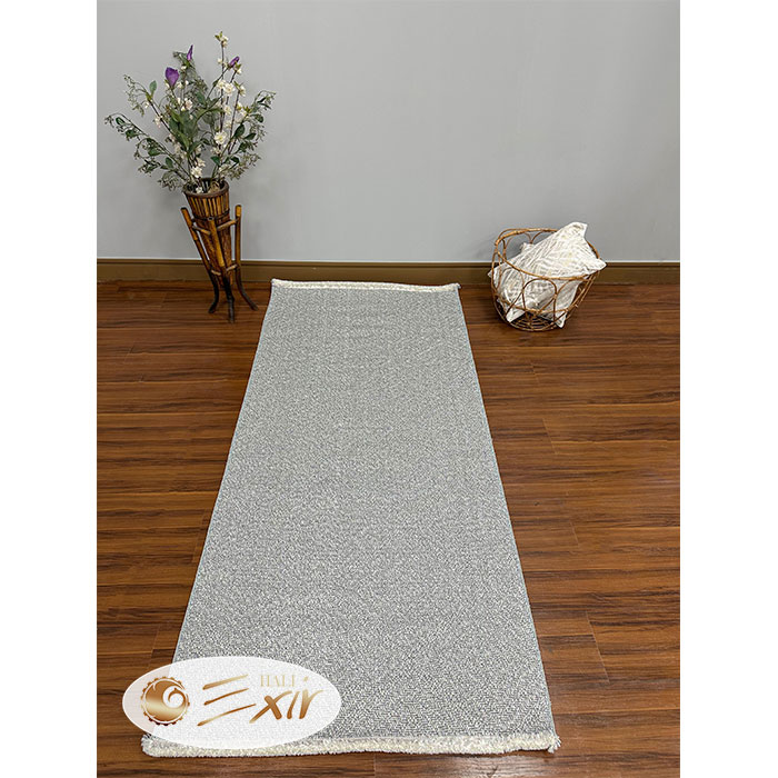gray-modern-runner-rug-lp17g-min-1 فرش کناره طوسی مدرن| فرش اکسیر