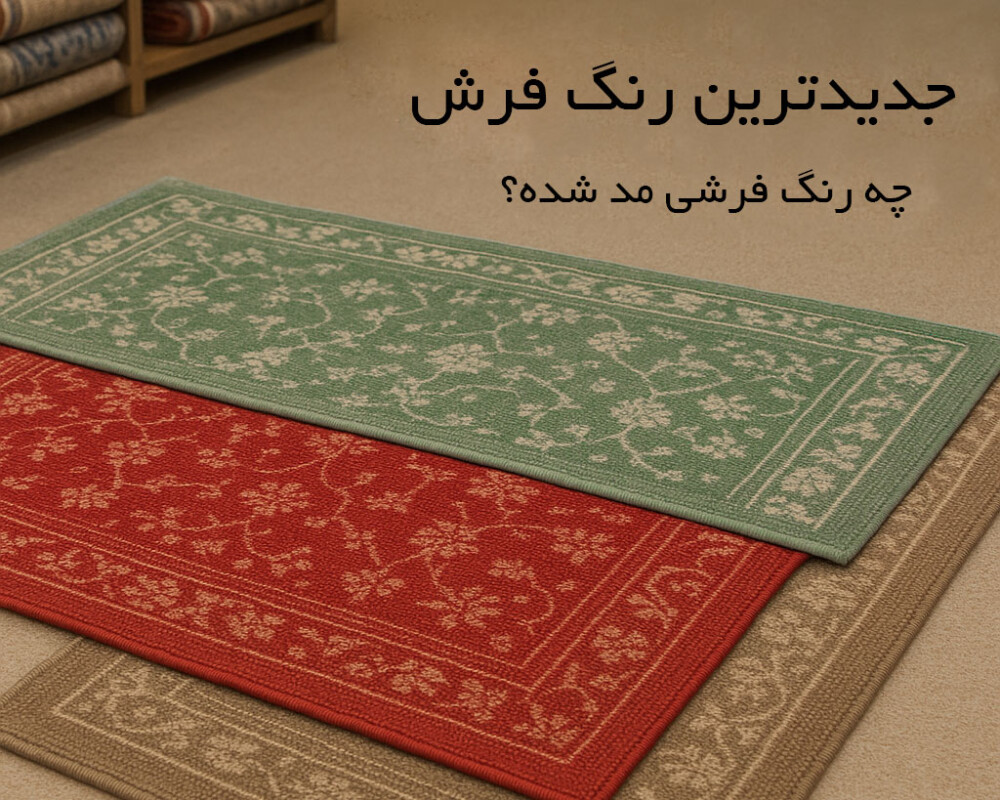 جدیدترین رنگ فرش سال | فرش اکسیر