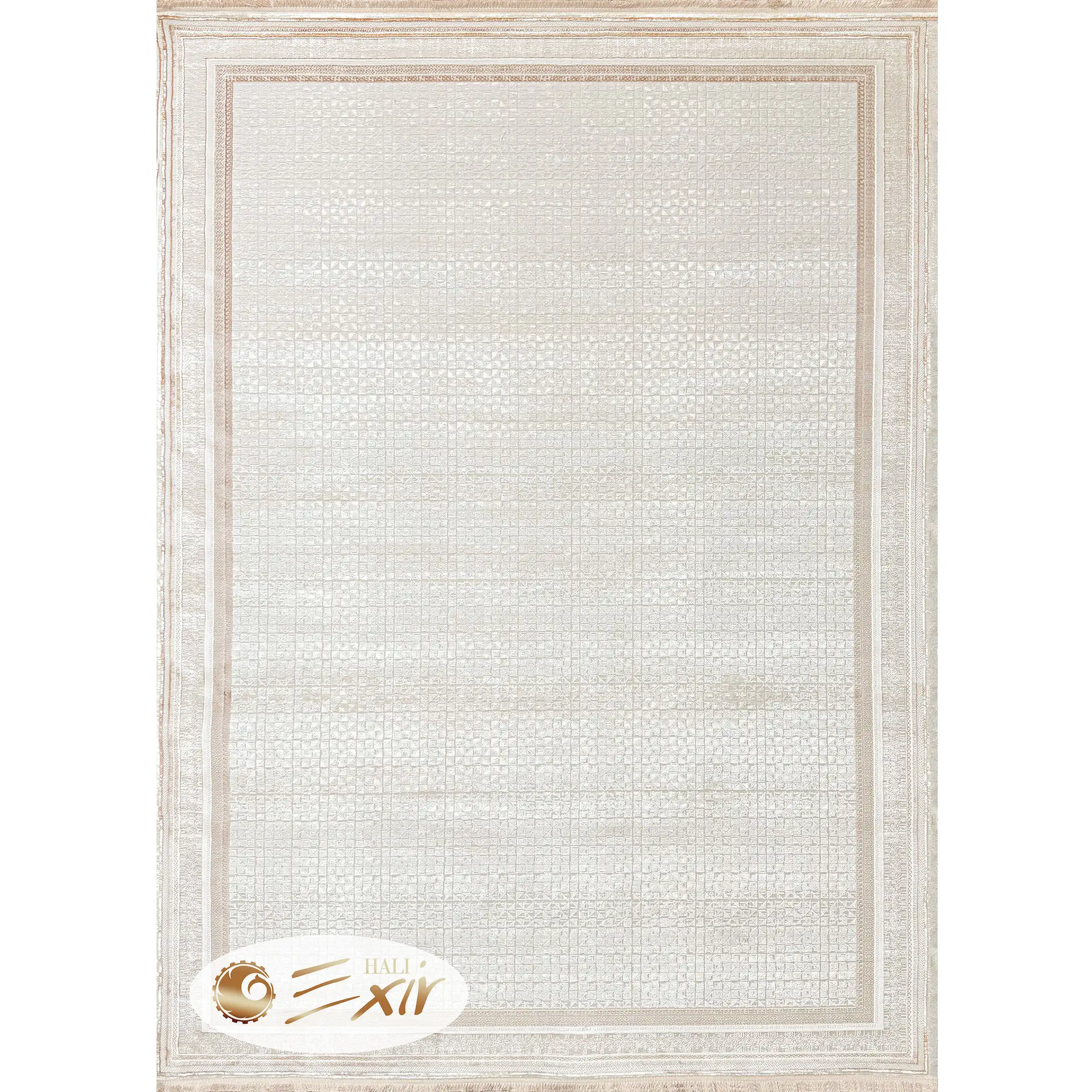 فرش مدرن کرم نسکافه ای کد ۲۱۱c