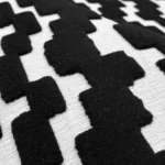 فرش پینترستی سفید مشکی کد ۵۳۰۸bw - تصویر 4