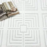فرش پینترستی سفید مدرن کد ۵۳۱۰w - تصویر 5
