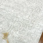 فرش نقره ای طوسی طرح فرانسوی کد M27s - تصویر 4