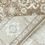 فرش سلطان اباد قهوه ای کرم کد ۲۵۵Lb - تصویر 5